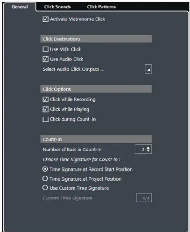 STEINBERG Cubase Pro 9.5 - Page Général - 1