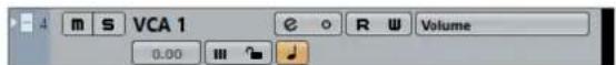 STEINBERG Cubase Pro 9.5 - Commandes des pistes Fader VCA - 1