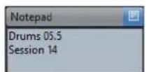 STEINBERG Cubase Pro 9.5 - Bloc-notes - 1