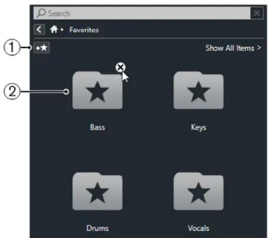 STEINBERG Cubase Pro 9.5 - Page Favoris - 1