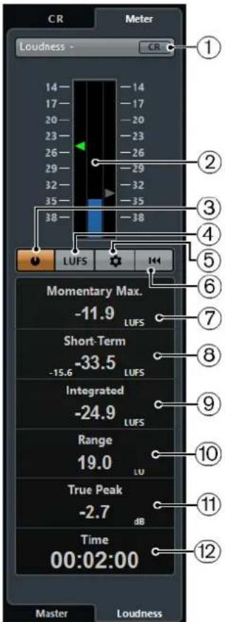STEINBERG Cubase Pro 9.5 - Vumetre de Loudness - 1