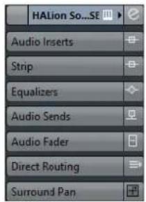 STEINBERG Cubase Pro 9.5 - Section de l'instrument - 1