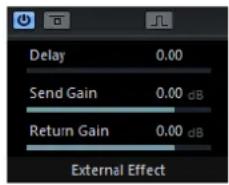 STEINBERG Cubase Pro 9.5 - Fenêtre Paramètre d'effet externe - 1