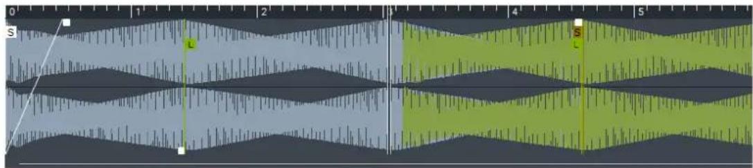 STEINBERG Cubase Pro 9.5 - Graphique de la forme d'onde - 1