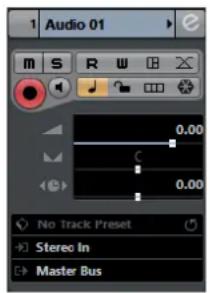 STEINBERG Cubase Pro 9.5 - Inspecteur des pistes Audio - 1