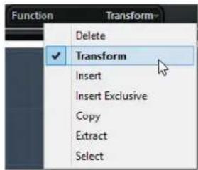 STEINBERG Cubase Pro 9.5 - Sélectionner une fonction - 1