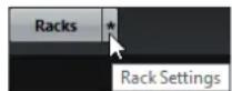 STEINBERG Cubase Pro 9.5 - Réglages rack - 1