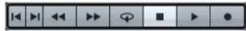 STEINBERG Cubase Pro 9.5 - Transport principal - 1