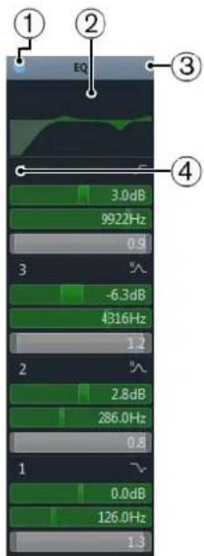 STEINBERG Cubase Pro 9.5 - Paramètres d'égalisation - 1