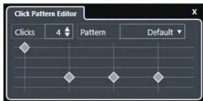 STEINBERG Cubase Pro 9.5 - Patterns de click - 1