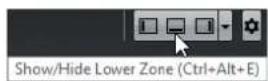STEINBERG Cubase Pro 9.5 - Zone inférieure - 1
