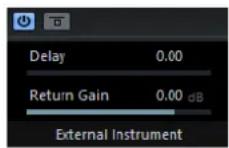STEINBERG Cubase Pro 9.5 - Fenêtre Paramètre d'instrument externe - 1