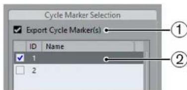 STEINBERG Cubase Pro 9.5 - Selection de marqueeur de cycle (Cubase Pro uniquement) - 1