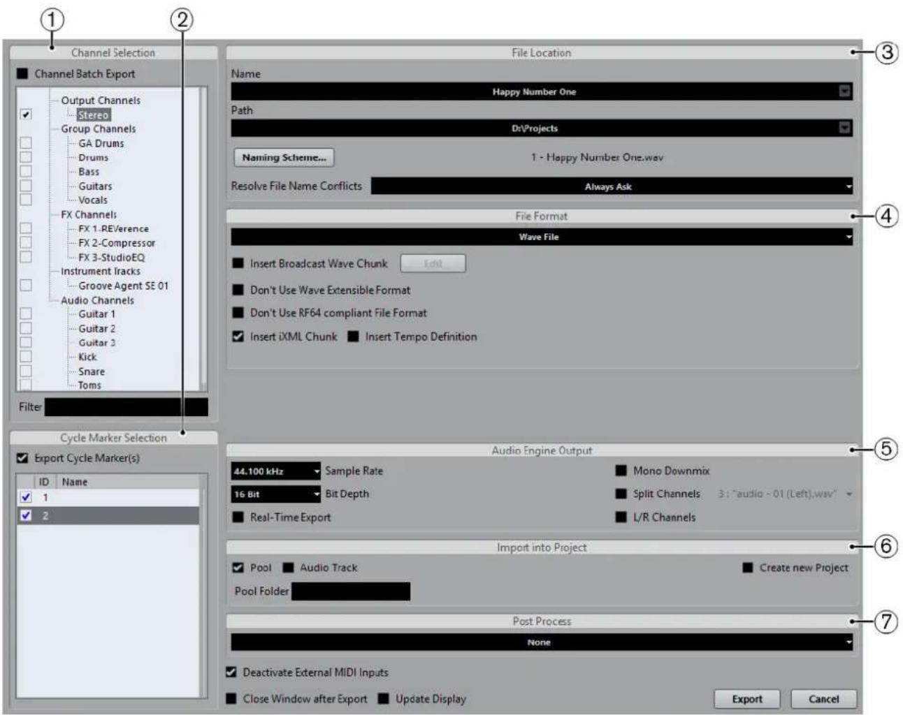 STEINBERG Cubase Pro 9.5 - Exporter un mixage audio - 1