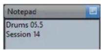 STEINBERG Cubase Pro 9.5 - Bloc-notes - 1