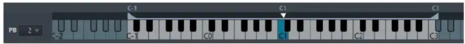 STEINBERG Cubase Pro 9.5 - Section du clavier - 1