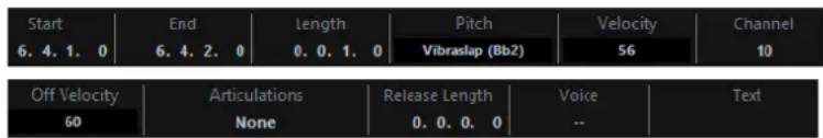 STEINBERG Cubase Pro 9.5 - Ligne d'infos - 1