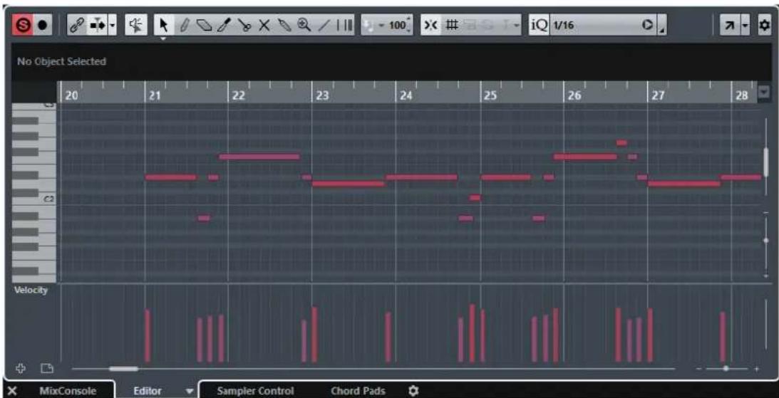 STEINBERG Cubase Pro 9.5 - Zone inférieure - 2