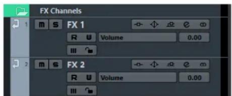 STEINBERG Cubase Pro 9.5 - Pistes de voie FX - 1