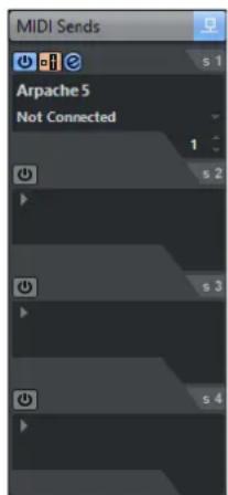 STEINBERG Cubase Pro 9.5 - Effects Send MIDI - 1
