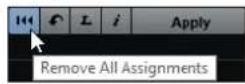 STEINBERG Cubase Pro 9.5 - Suppression d'une assignation de paramètre - 1