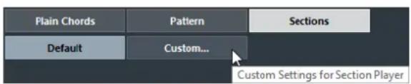 STEINBERG Cubase Pro 9.5 - Paramètres personnalisés du lecteur de sections - 1