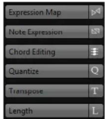 STEINBERG Cubase Pro 9.5 - Inspecteur de l'Editeur Clavier - 1