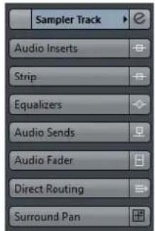 STEINBERG Cubase Pro 9.5 - Section de l'instrument - 1