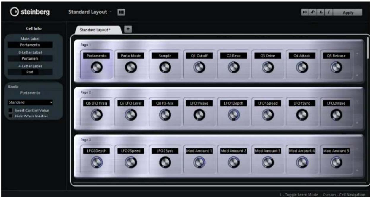 STEINBERG Cubase Pro 9.5 - L'éditeur de télécommande Remote control editor - 1