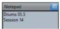 STEINBERG Cubase Pro 9.5 - Bloc-notes - 1