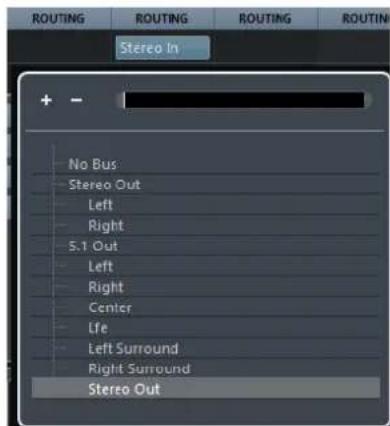 STEINBERG Cubase Pro 9.5 - Router des voies vers des sous-bus - 1