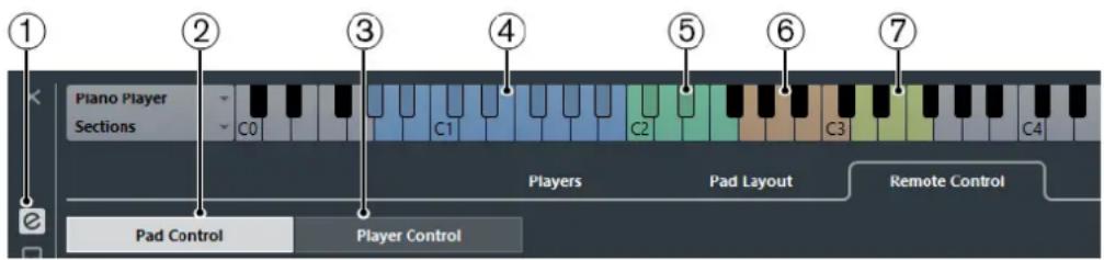 STEINBERG Cubase Pro 9.5 - Réglages des pads d'accords - Télecommande - 1