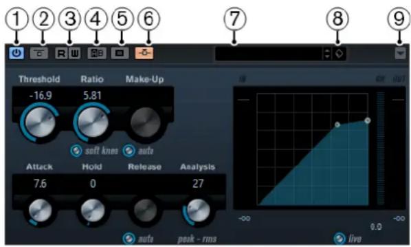 STEINBERG Cubase Pro 9.5 - Interfaces des effets - 1