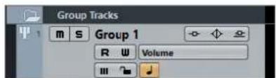 STEINBERG Cubase Pro 9.5 - Commandes des voies de Groupe - 1