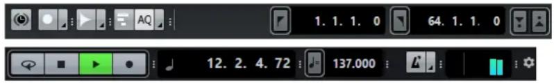 STEINBERG Cubase Pro 9.5 - Transport - 1