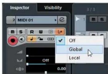 STEINBERG Cubase Pro 9.5 - Fenêtre du Transformateur d'entrée - 1