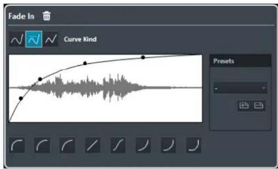 STEINBERG Cubase Pro 9.5 - Fondu d'entrée/Fondu de sortie - 1