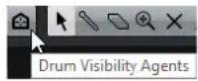 STEINBERG Cubase Pro 9.5 - Visibilité des sons de batterie - 1