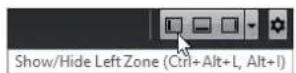 STEINBERG Cubase Pro 9.5 - Zone gauche - 1