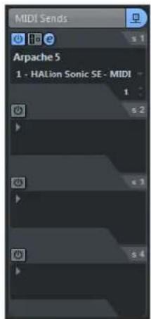 STEINBERG Cubase Pro 9.5 - Section Effects Send MIDI - 1