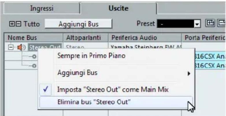 STEINBERG Cubase LE 7 - Aggiunta delle uscite - 1