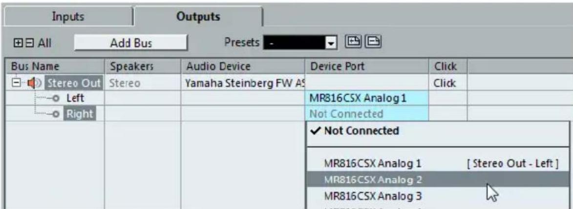 STEINBERG Cubase LE 7 - Adding Outputs - 2