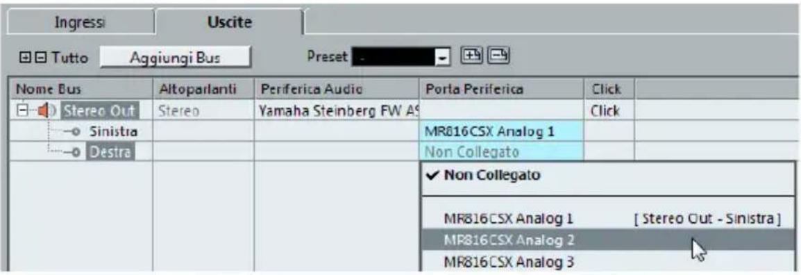 STEINBERG Cubase AI 7 - Aggiunta delle uscite - 2