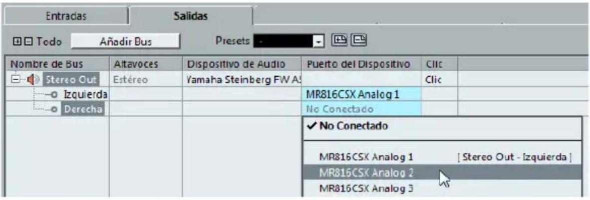 STEINBERG Cubase AI 7 - Añadiendo salidas - 2