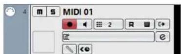 STEINBERG Cubase AI 10 - Commandes des pistes MIDI - 1