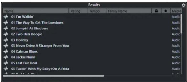 STEINBERG Cubase AI 10 - Section Résultats - 1
