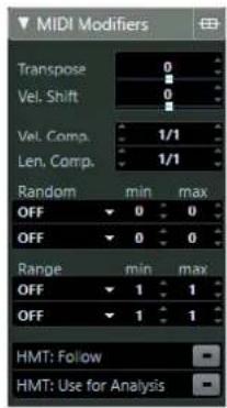 STEINBERG Cubase AI 10 - Paramètres MIDI - 1
