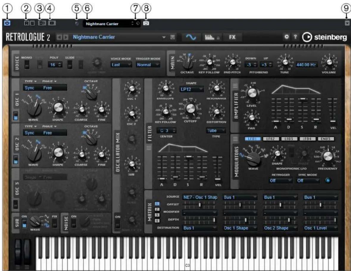 STEINBERG Cubase AI 10 - Interfaces des instruments VST (non compris dans Cubase LE) - 1
