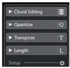 STEINBERG Cubase AI 10 - Inspecteur de l'Éditeur clavier - 1