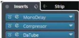STEINBERG Cubase AI 10 - Effets d'insert - 1